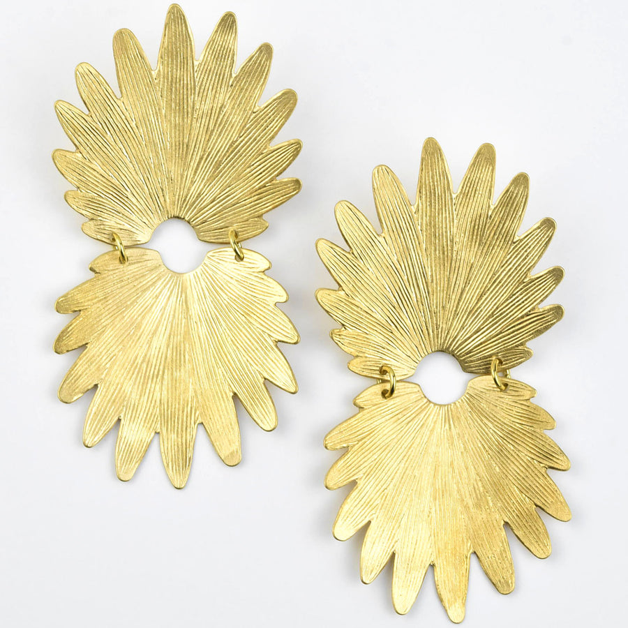 Palmera Earrings - Goldmakers Fine Jewelry