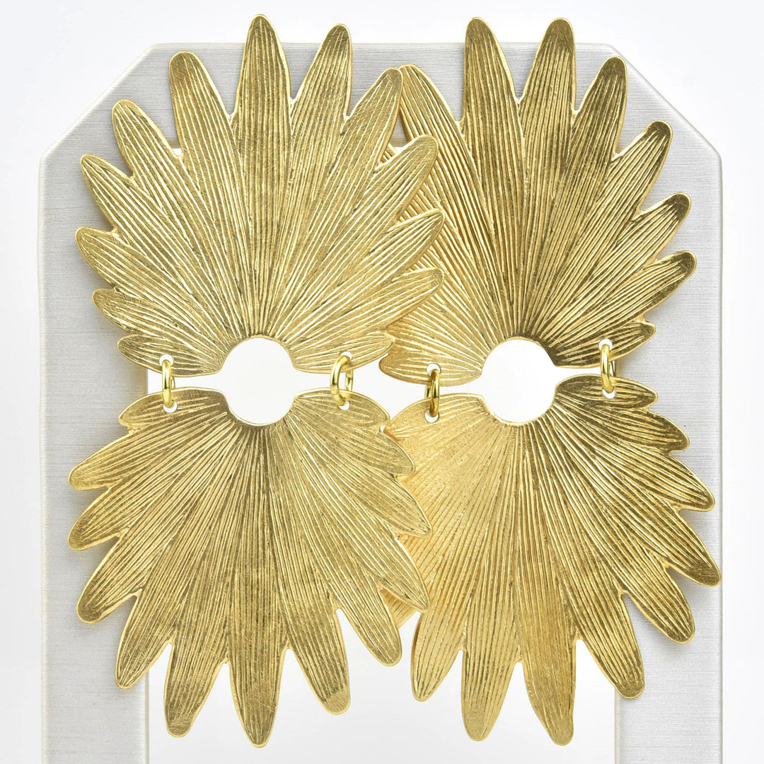 Palmera Earrings - Goldmakers Fine Jewelry