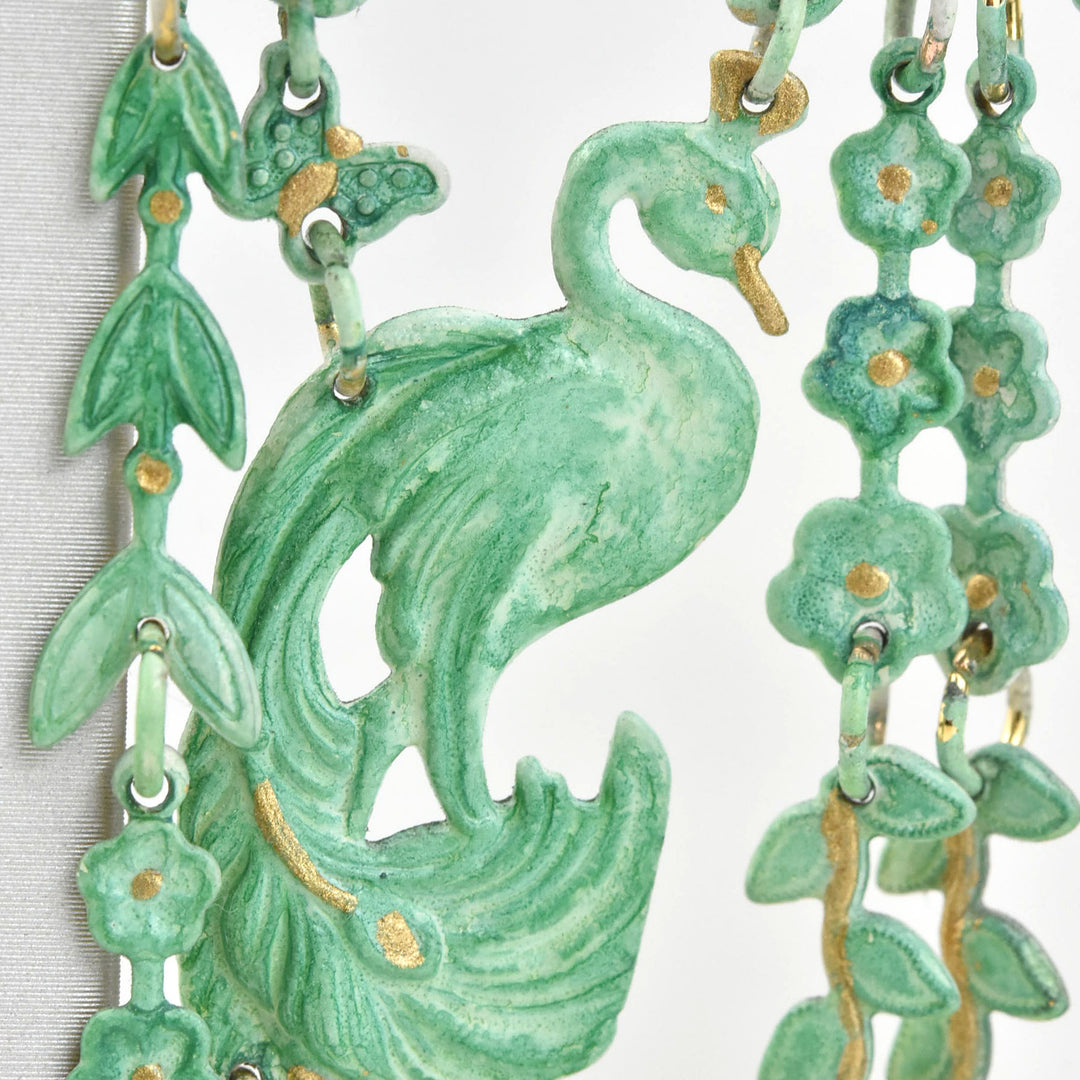 Jade Palace Garden Earrings - Goldmakers Fine Jewelry