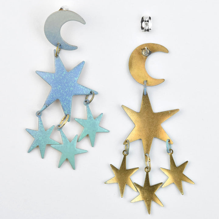Little Blue Luminary Earrings - Goldmakers Fine Jewelry