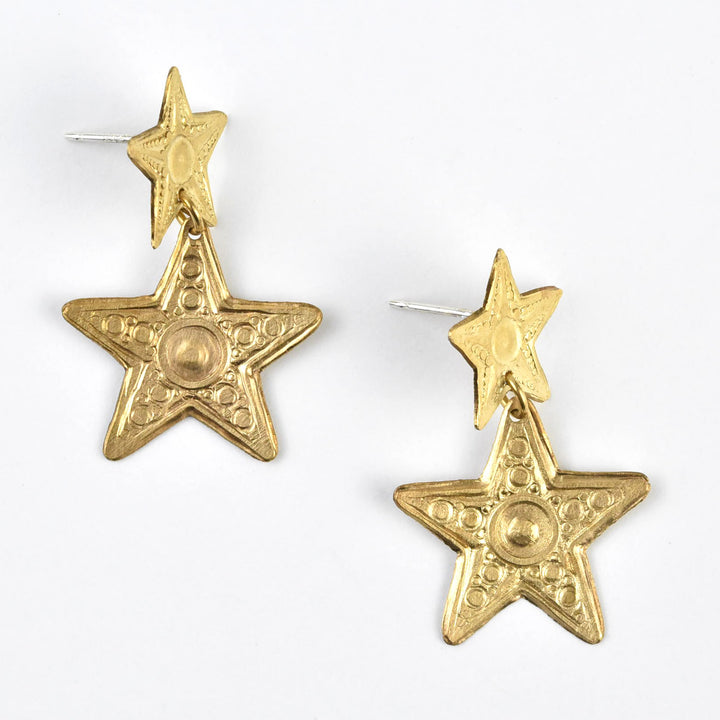 Lyra Star Earrings - Goldmakers Fine Jewelry