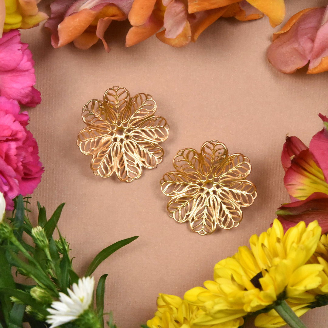 Pointelle Earrings - Goldmakers Fine Jewelry