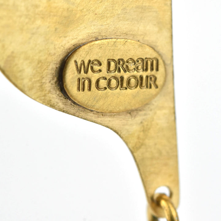 Teal Sculptura Earrings - Goldmakers Fine Jewelry