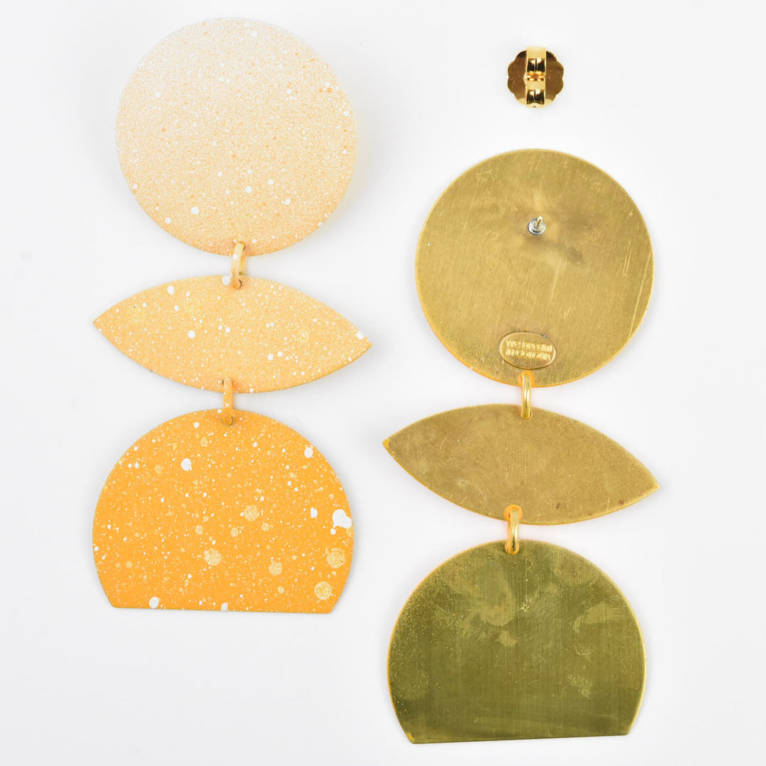 Yellow Oberoi Earrings - Goldmakers Fine Jewelry