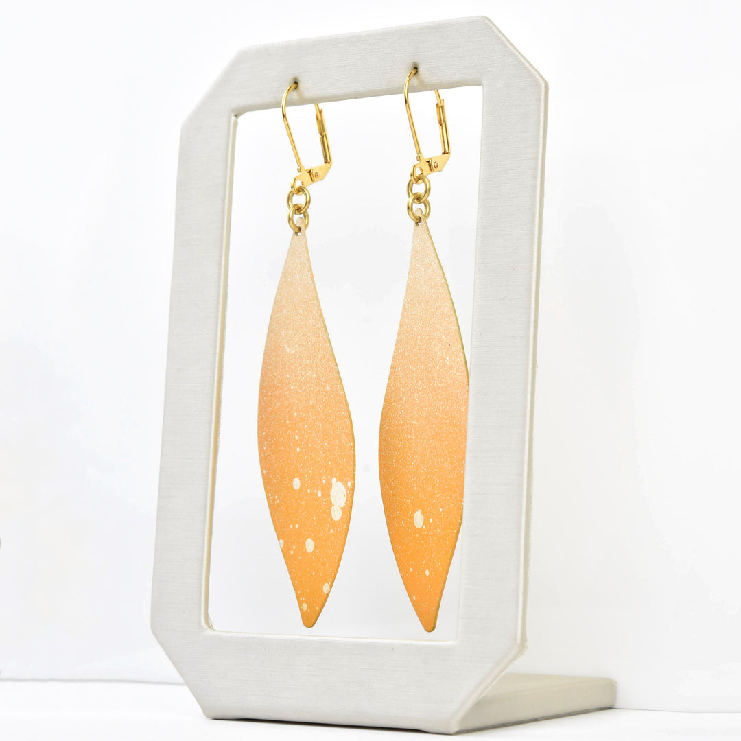 Yellow Tilde Earrings - Goldmakers Fine Jewelry