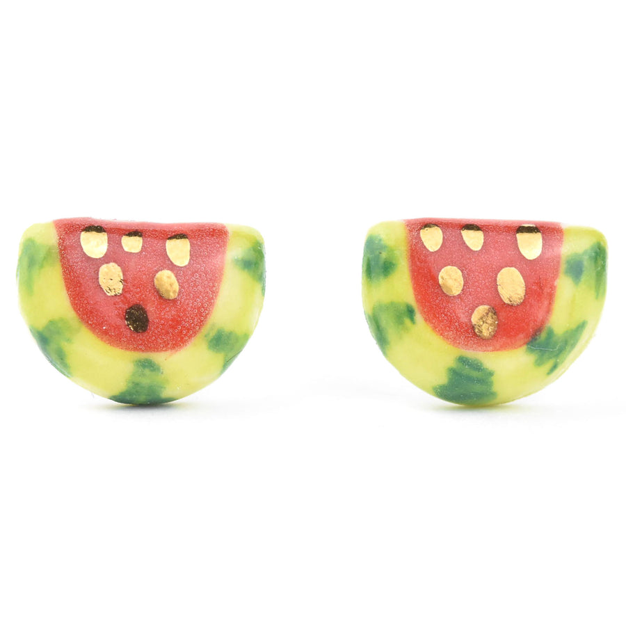 Watermelon Studs - Goldmakers Fine Jewelry