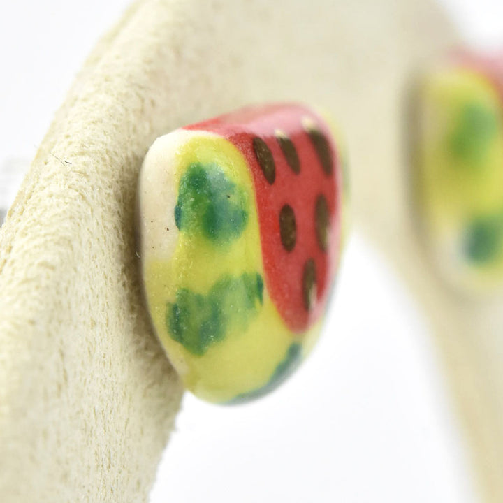 Watermelon Studs - Goldmakers Fine Jewelry