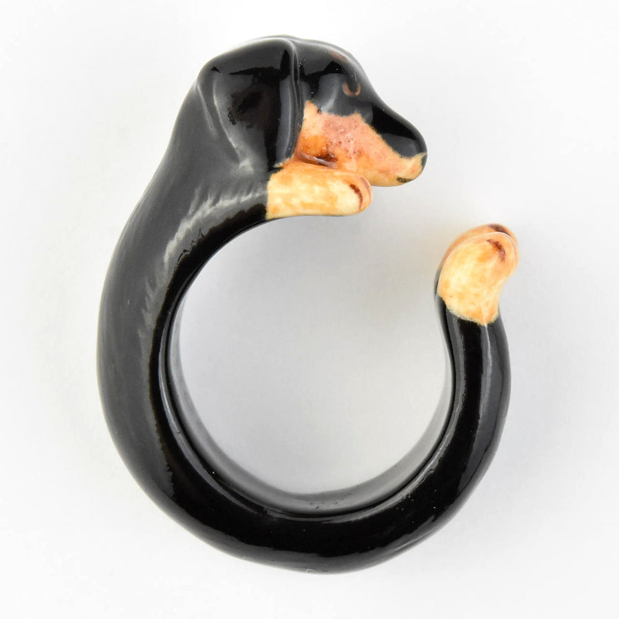 Weiner Dog Ring - Goldmakers Fine Jewelry