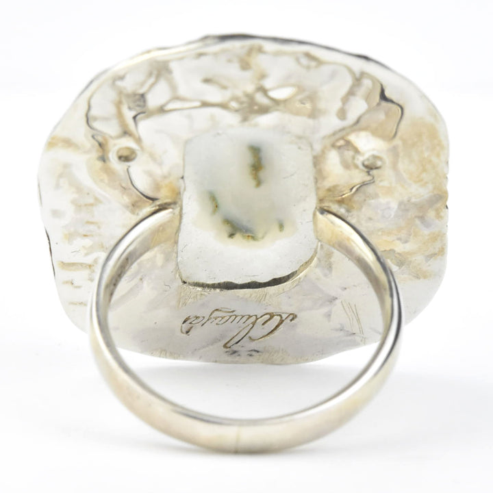Sliced Quartz Ring in Sterling Silver - Goldmakers Fine Jewelry