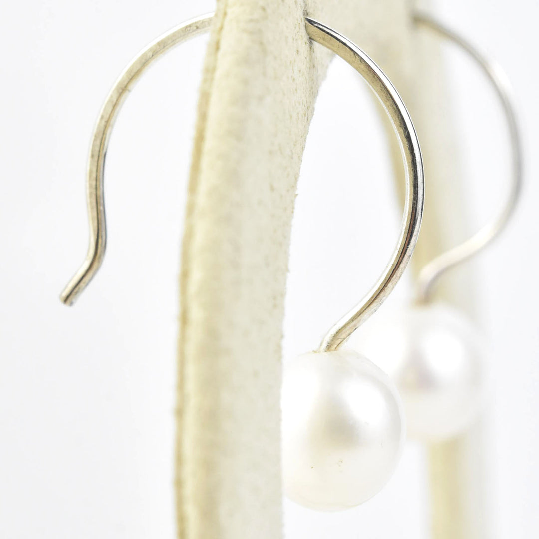 Freshwater Pearl Hoop Earrings