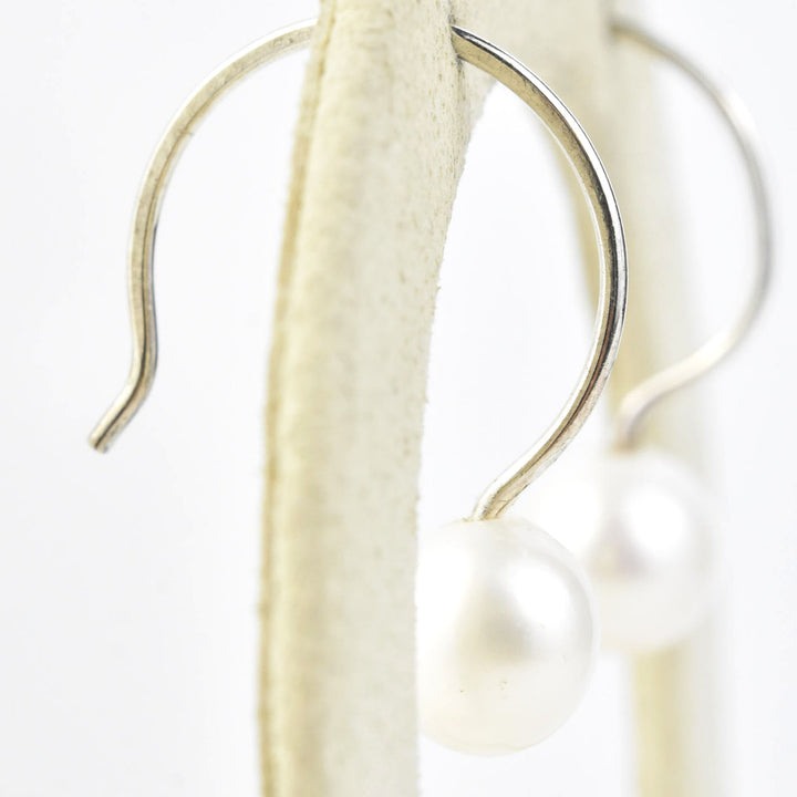 Freshwater Pearl Hoop Earrings