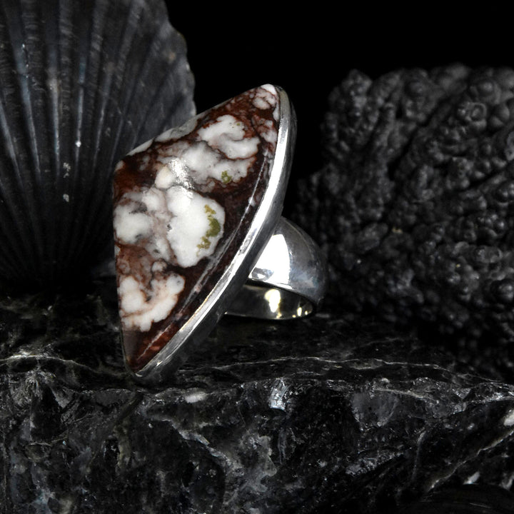 Wild Horse Jasper Ring in Sterling Silver - Goldmakers Fine Jewelry