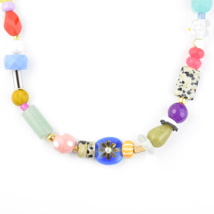 Winona Bright Beaded Necklace