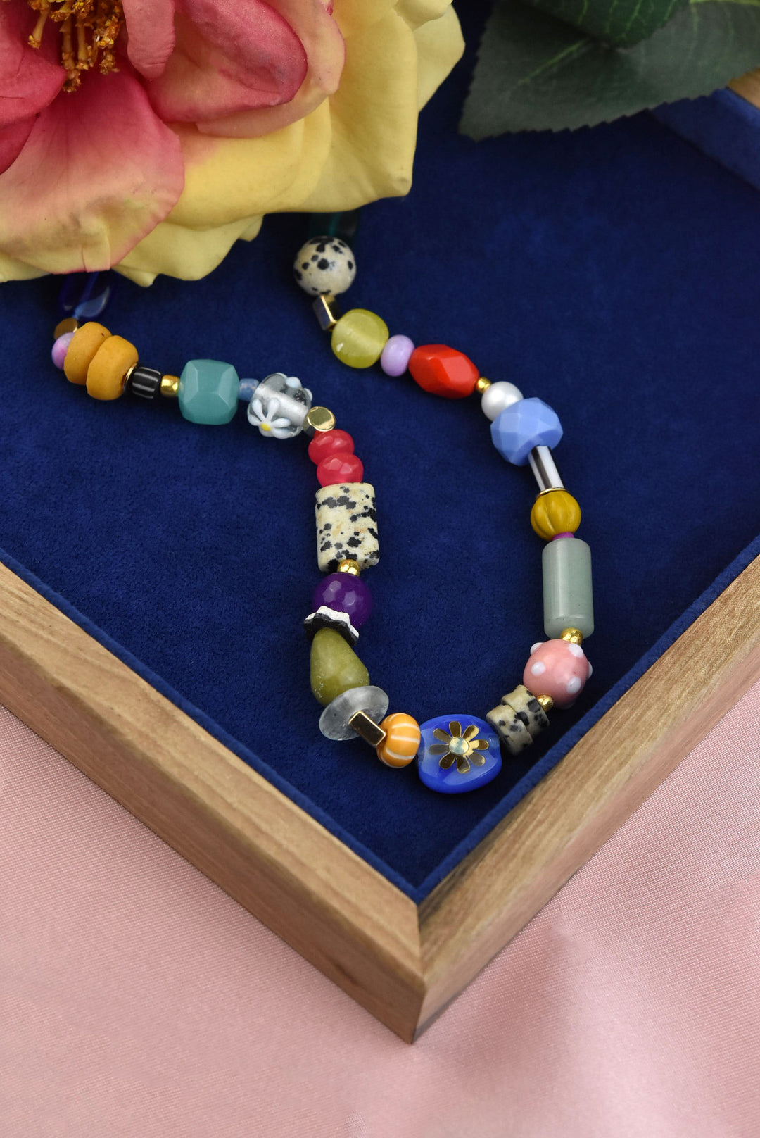 Winona Bright Beaded Necklace
