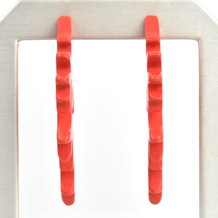 Coral Hoops - Goldmakers Fine Jewelry