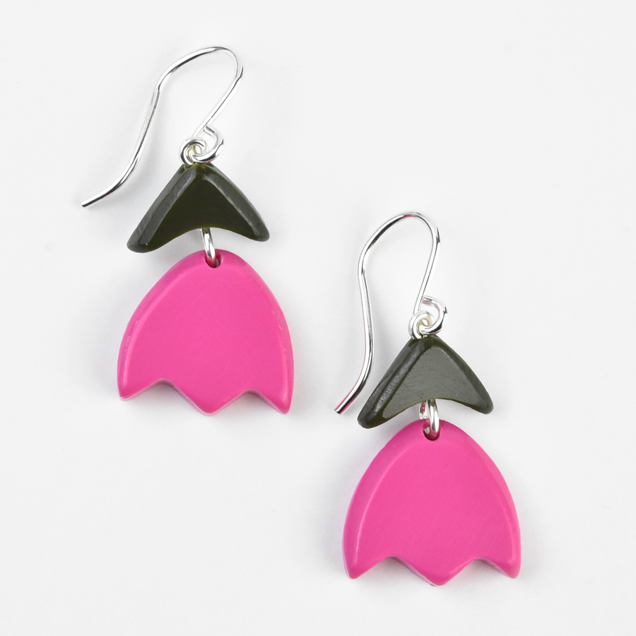 Mini Tulip Earrings - Goldmakers Fine Jewelry