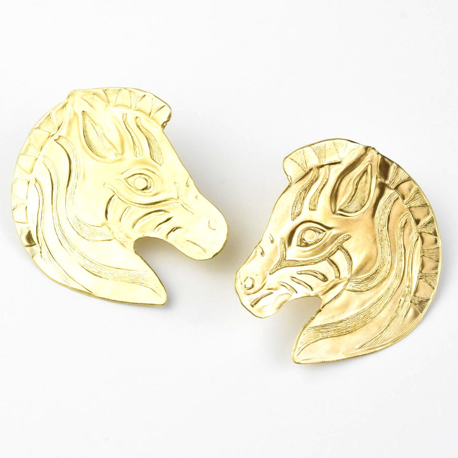 Zebra Earrings - Goldmakers Fine Jewelry