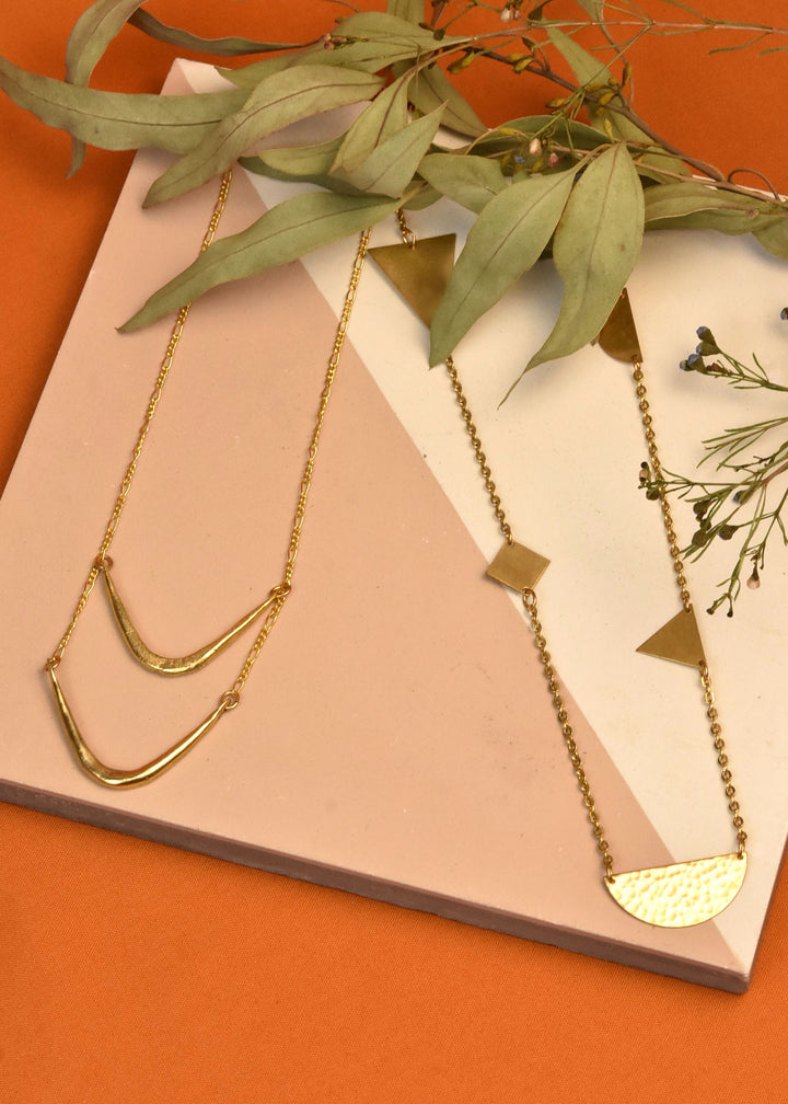 Geo Dance Necklace - Goldmakers Fine Jewelry