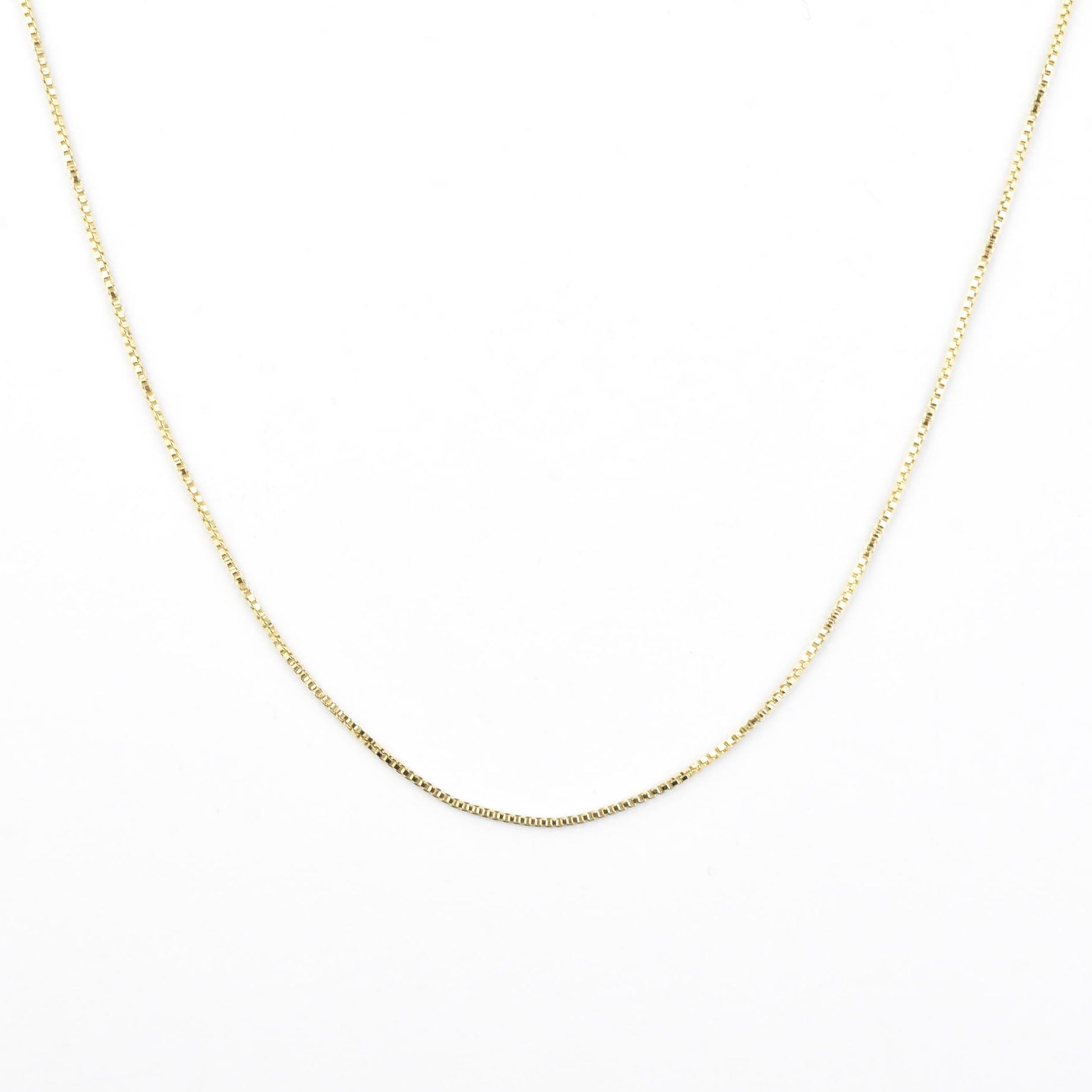 Gold Filled Adjustable Box Chain – Goldmakers Fine Jewelry