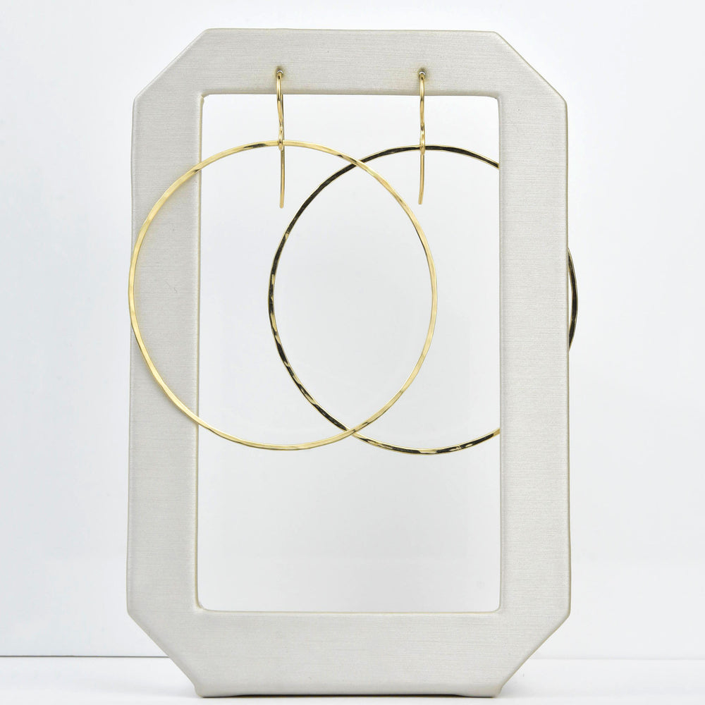 Full Moon Collection 14k Gold Hoops - Goldmakers Fine Jewelry