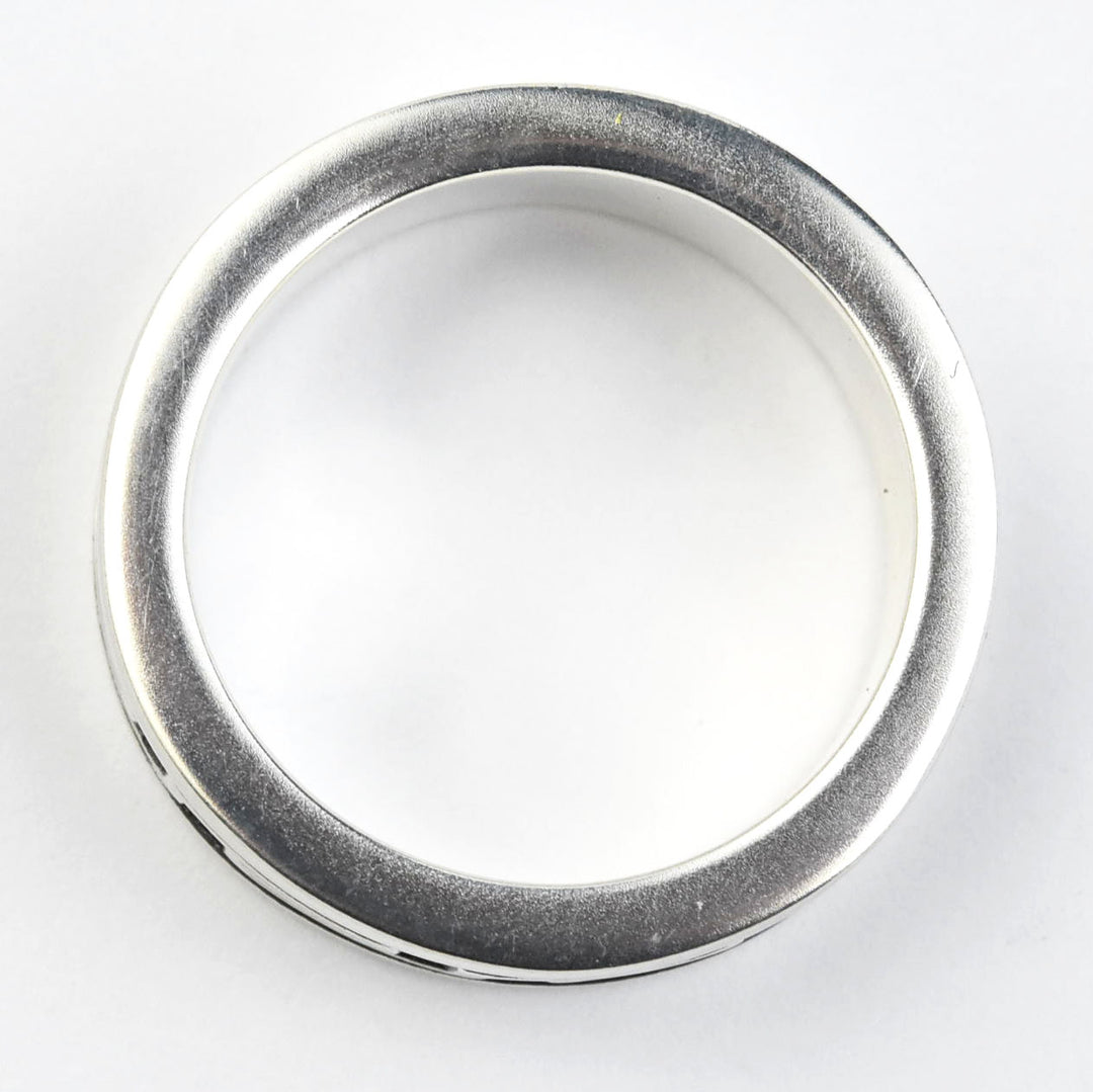 Greek Key Ring in Sterling Silver - Goldmakers Fine Jewelry