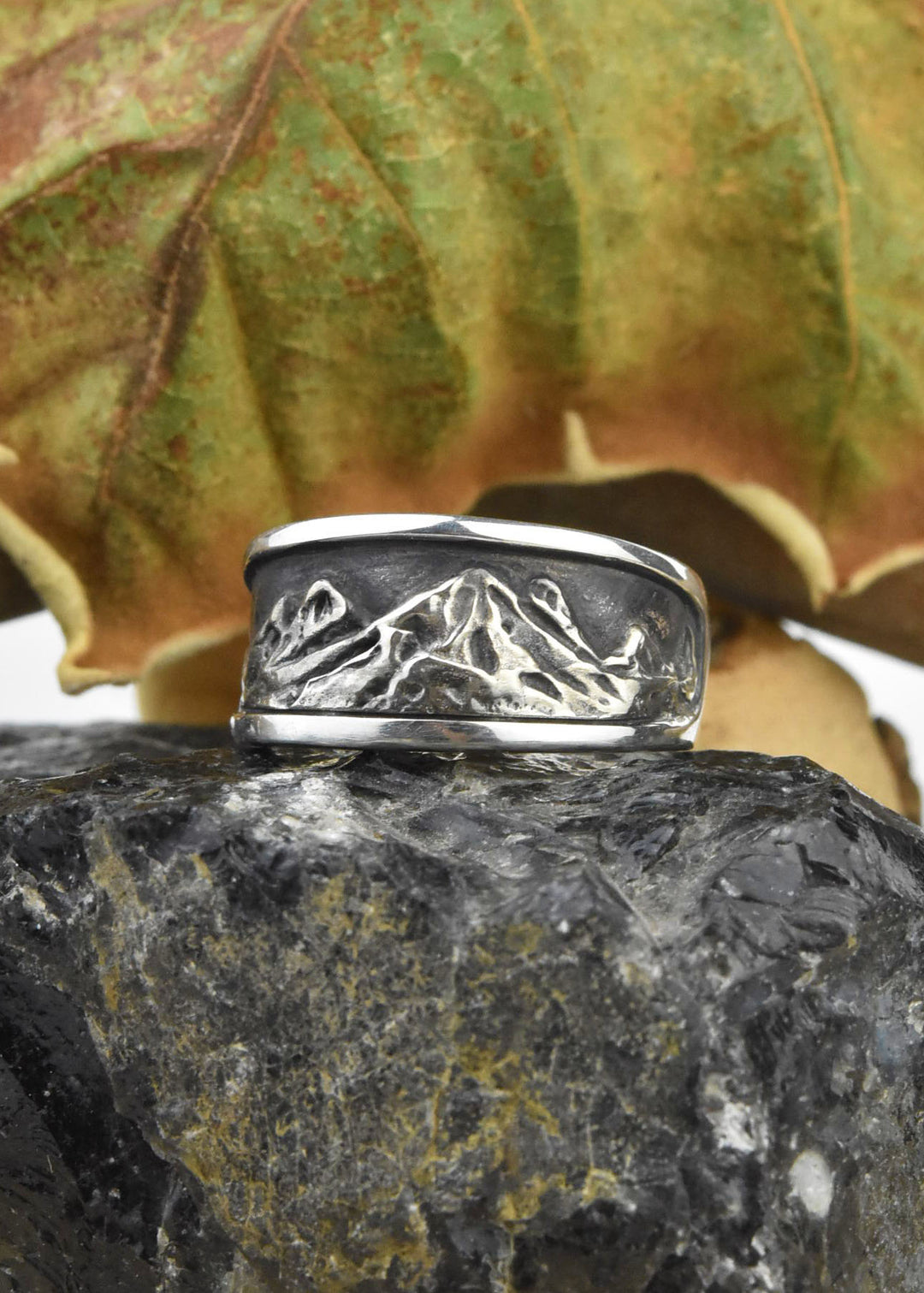 Mountain Range Ring in Silver - Goldmakers Fine Jewelry