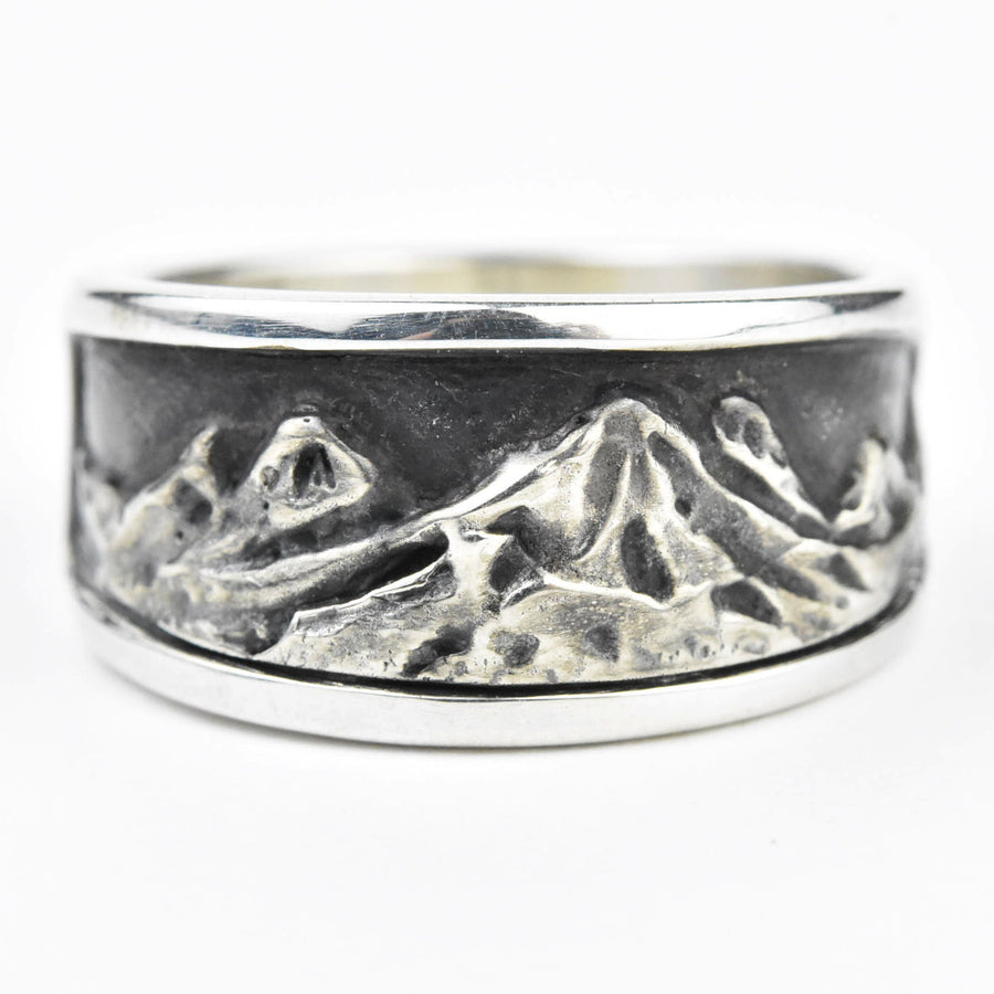 Mountain Range Ring in Silver - Goldmakers Fine Jewelry