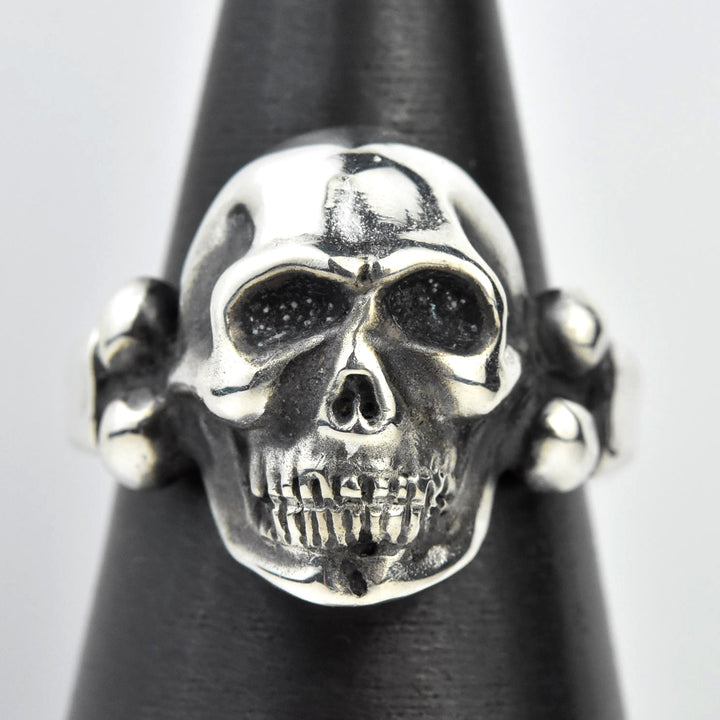 Skull and Bones Ring in Sterling Silver - Goldmakers Fine Jewelry