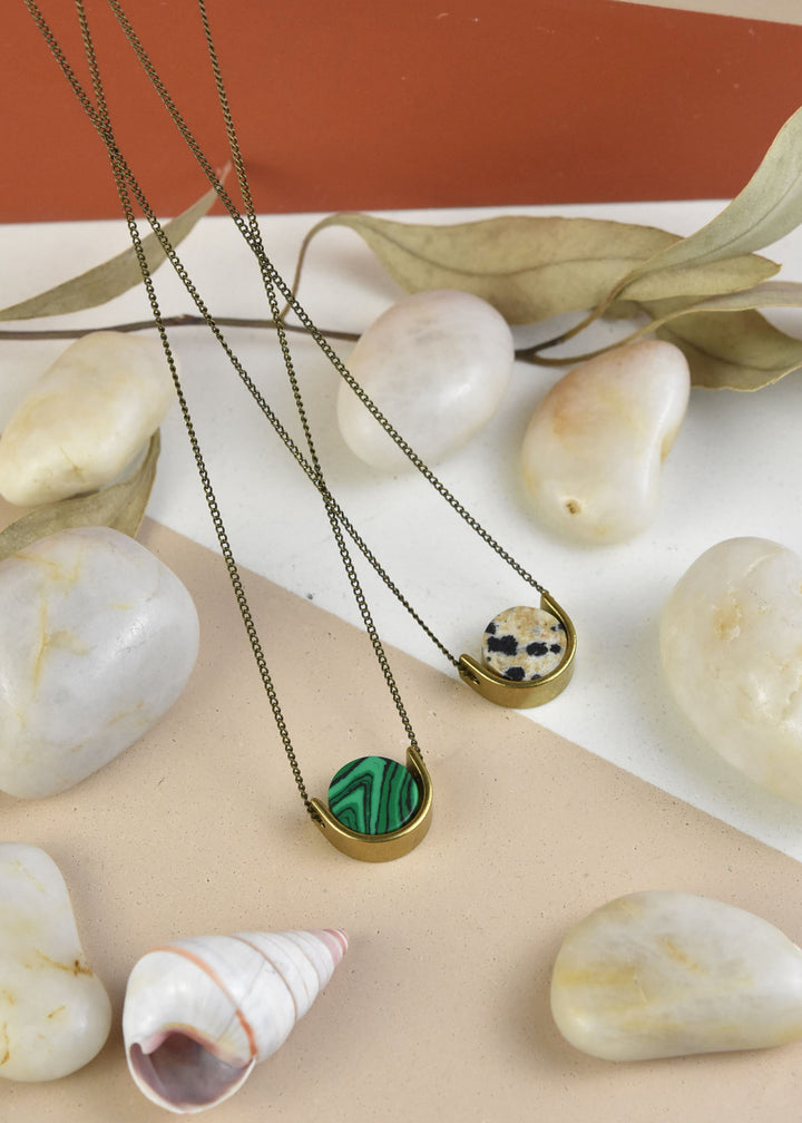 Mini Dalmatian Pendant Necklace - Goldmakers Fine Jewelry