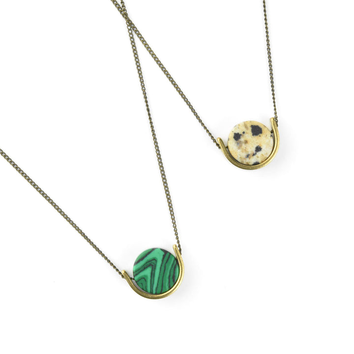 Mini Dalmatian Pendant Necklace - Goldmakers Fine Jewelry