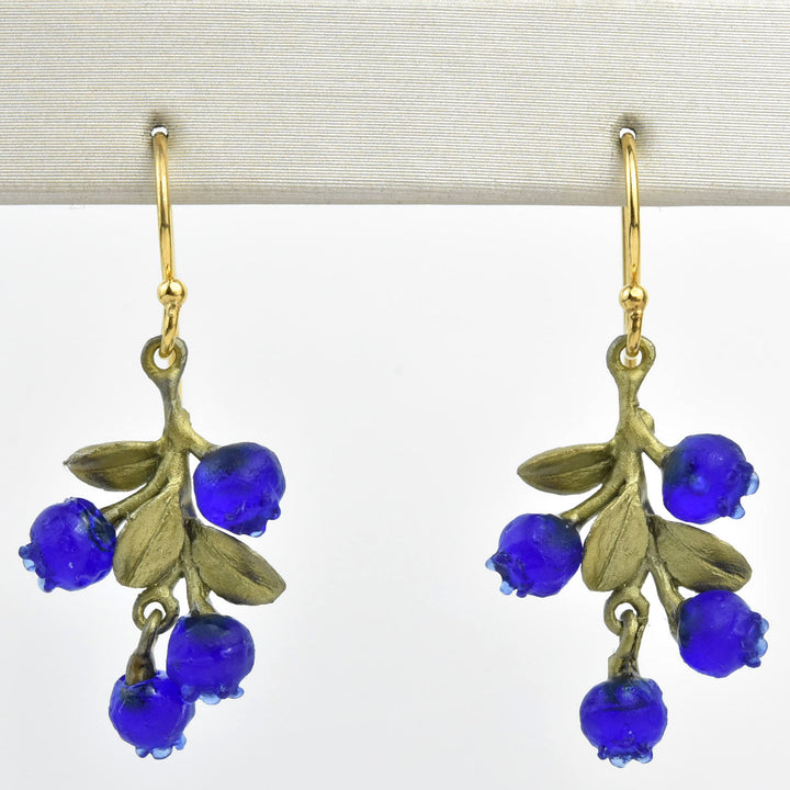 Petite Blueberry Cluster Earrings - Goldmakers Fine Jewelry
