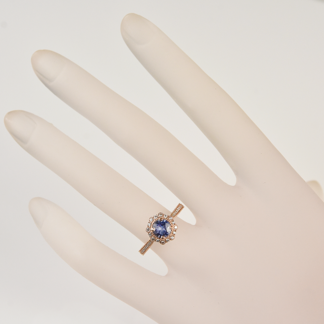 Georgina Sapphire Engagement Ring - Goldmakers Fine Jewelry