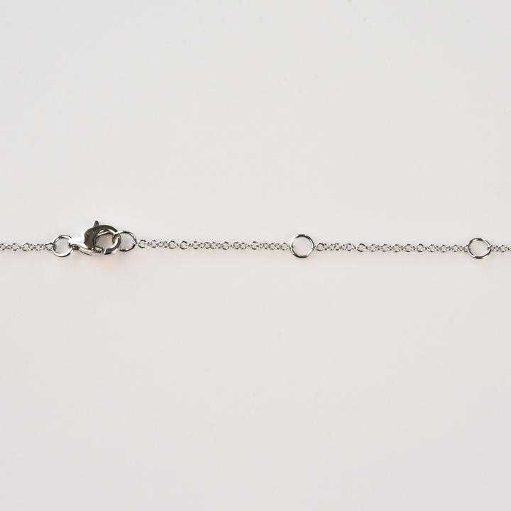 Diamond Bubble Necklace in White Gold - Goldmakers Fine Jewelry