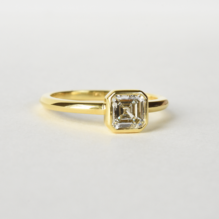 Asscher-cut Diamond Engagement Ring - Goldmakers Fine Jewelry