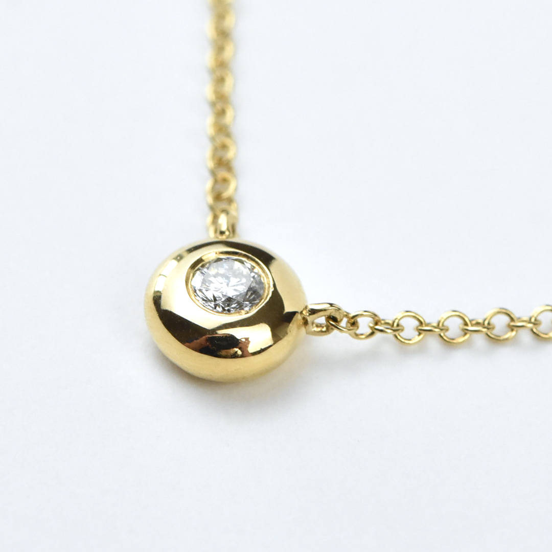 Diamond Bubble Necklace in Yellow Gold - Goldmakers Fine Jewelry