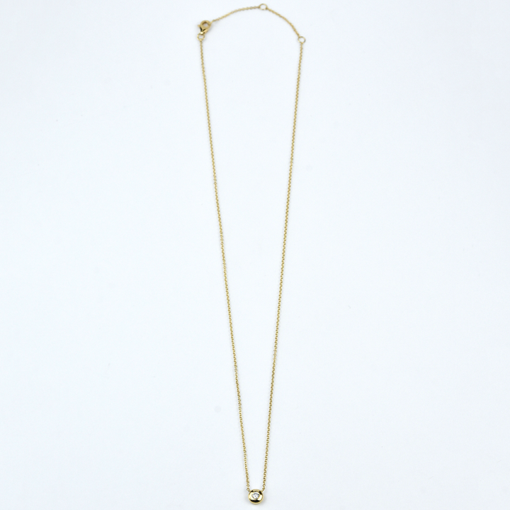 Diamond Bubble Necklace in Yellow Gold - Goldmakers Fine Jewelry