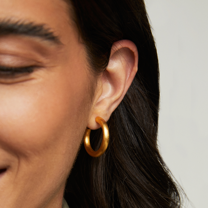 Small Dune Hoops - Goldmakers Fine Jewelry
