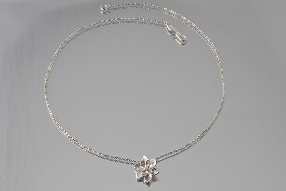 Magnolia Pendant Necklace - Goldmakers Fine Jewelry