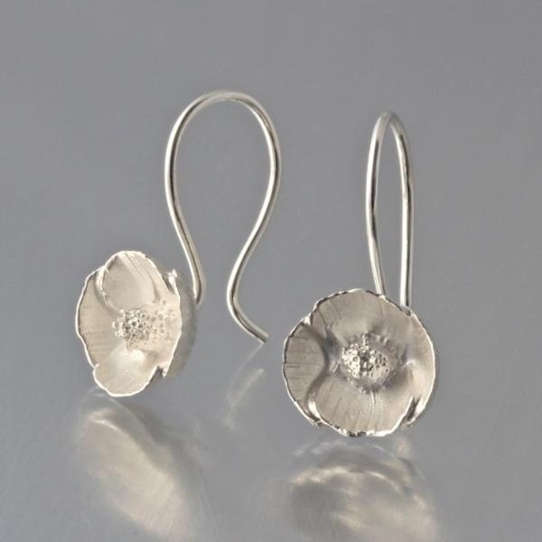 Poppy Wire Drop Earrings - Goldmakers Fine Jewelry