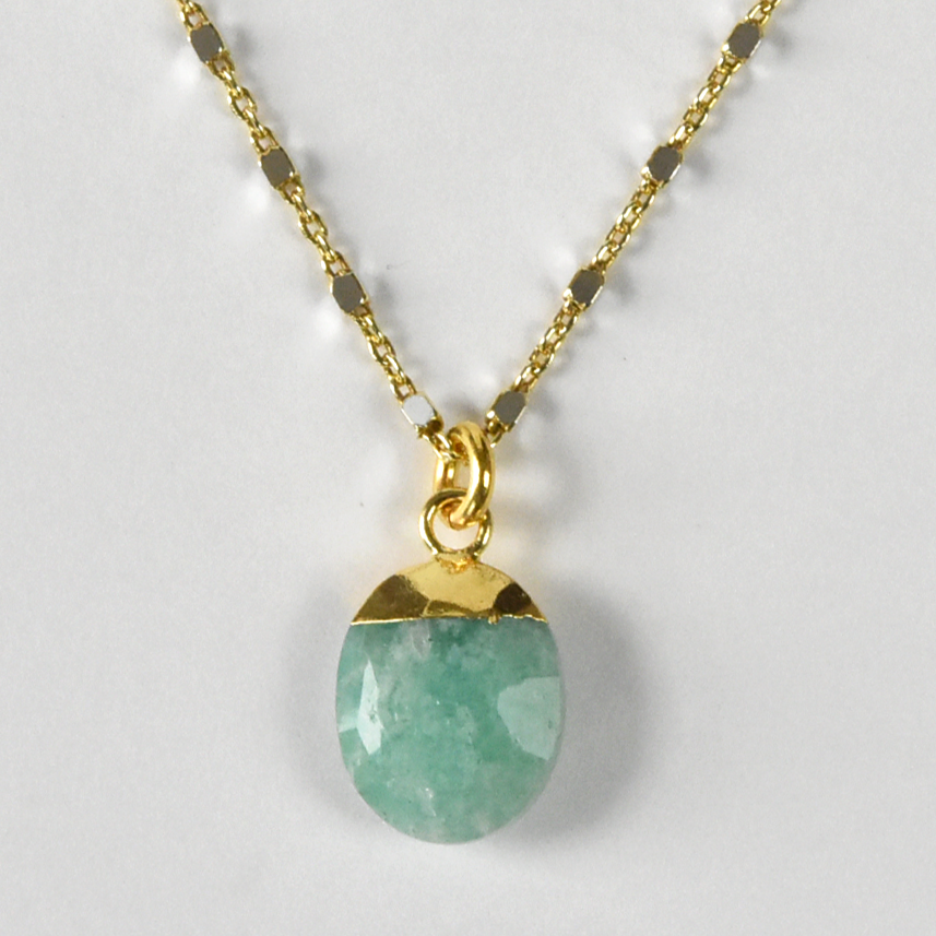 Amazonite Necklace - Goldmakers Fine Jewelry