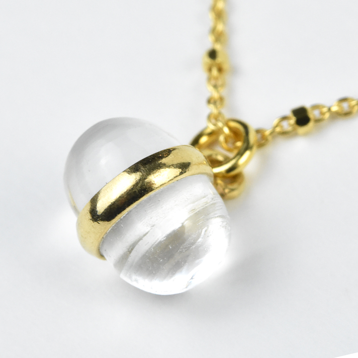Crystal Quartz Bead Necklace - Goldmakers Fine Jewelry