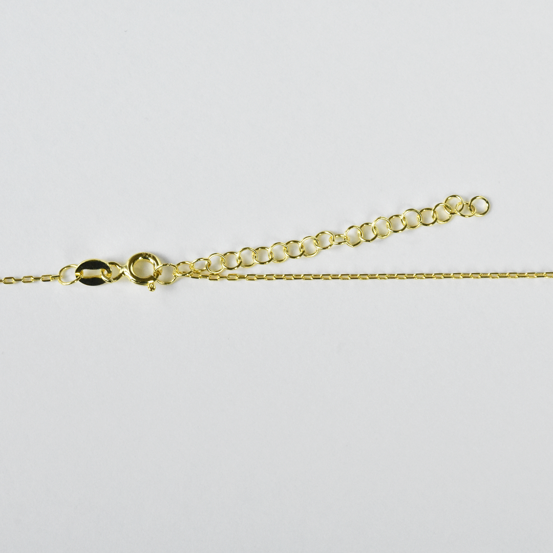 Arc Pendant Necklace in Gold Vermeil - Goldmakers Fine Jewelry