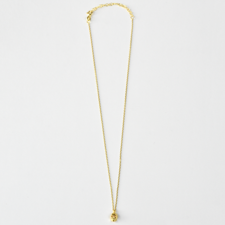 Memento Mori Necklace in Vermeil - Goldmakers Fine Jewelry