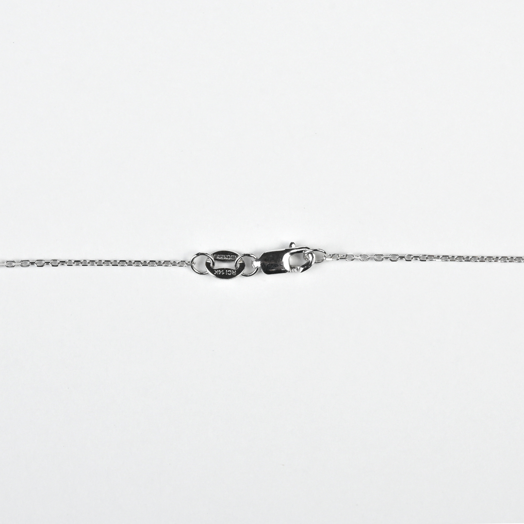 Round Diamond Starburst Necklace - Goldmakers Fine Jewelry