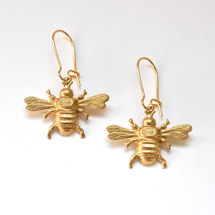 Wee Bee Earrings - Goldmakers Fine Jewelry