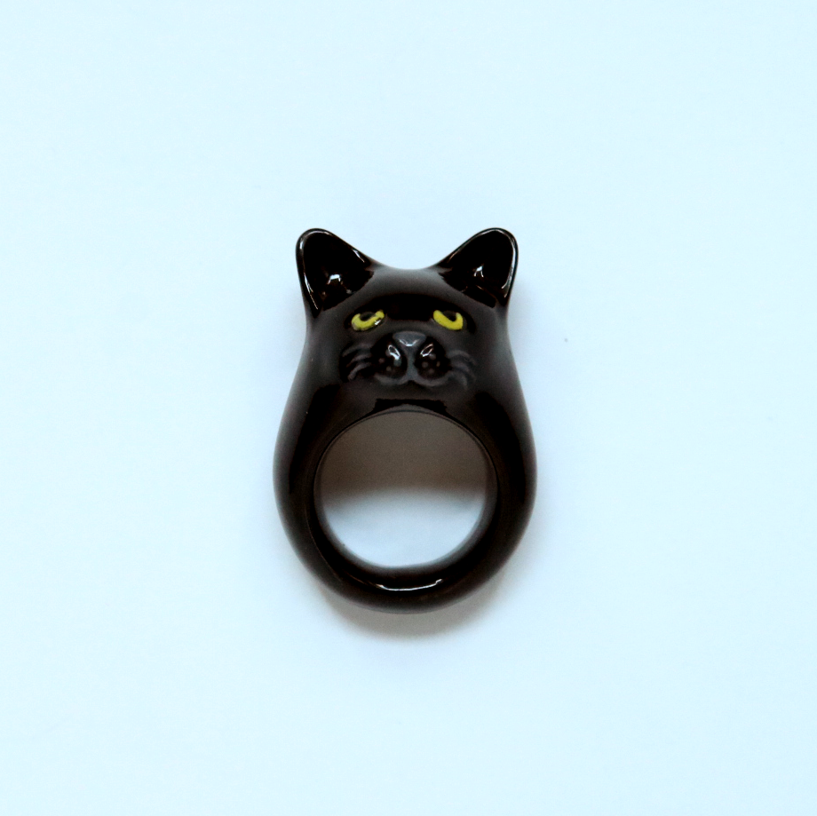 Black Cat Ring - Goldmakers Fine Jewelry