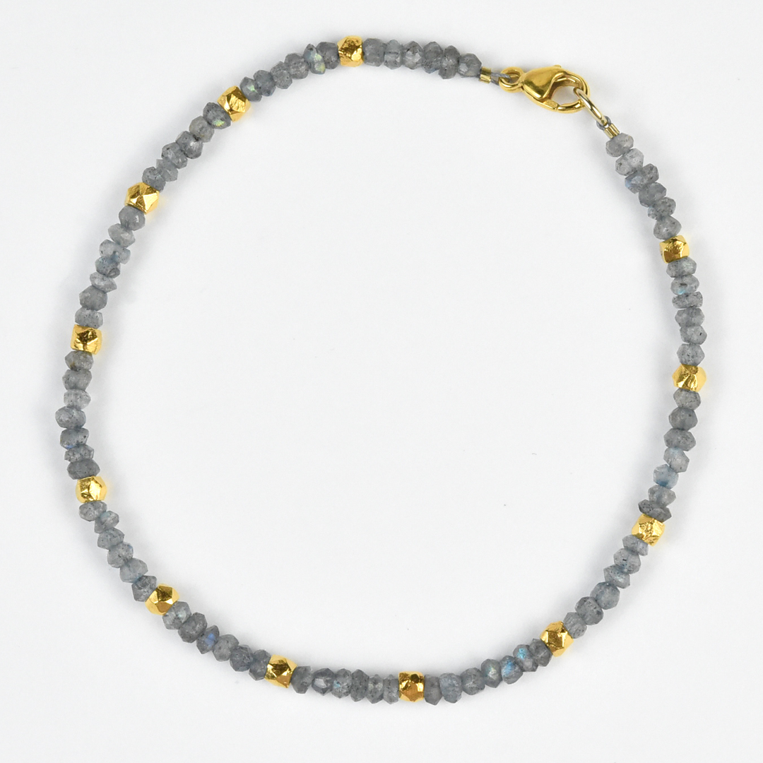 Labradorite and Vermeil Bracelet - Goldmakers Fine Jewelry
