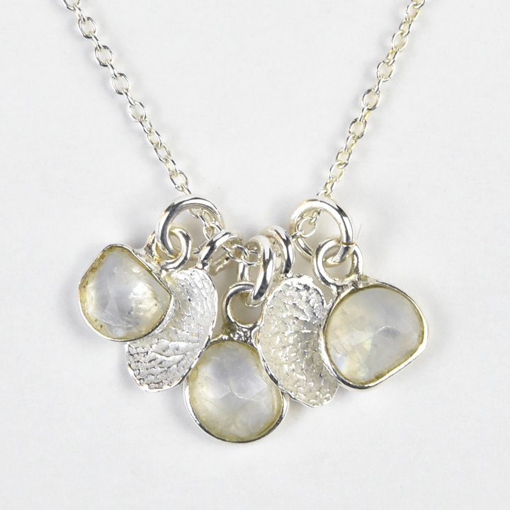 Petal Cluster Necklace - Goldmakers Fine Jewelry