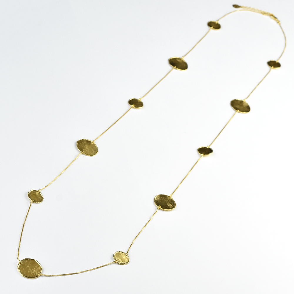 Simple Circles Necklace - Goldmakers Fine Jewelry