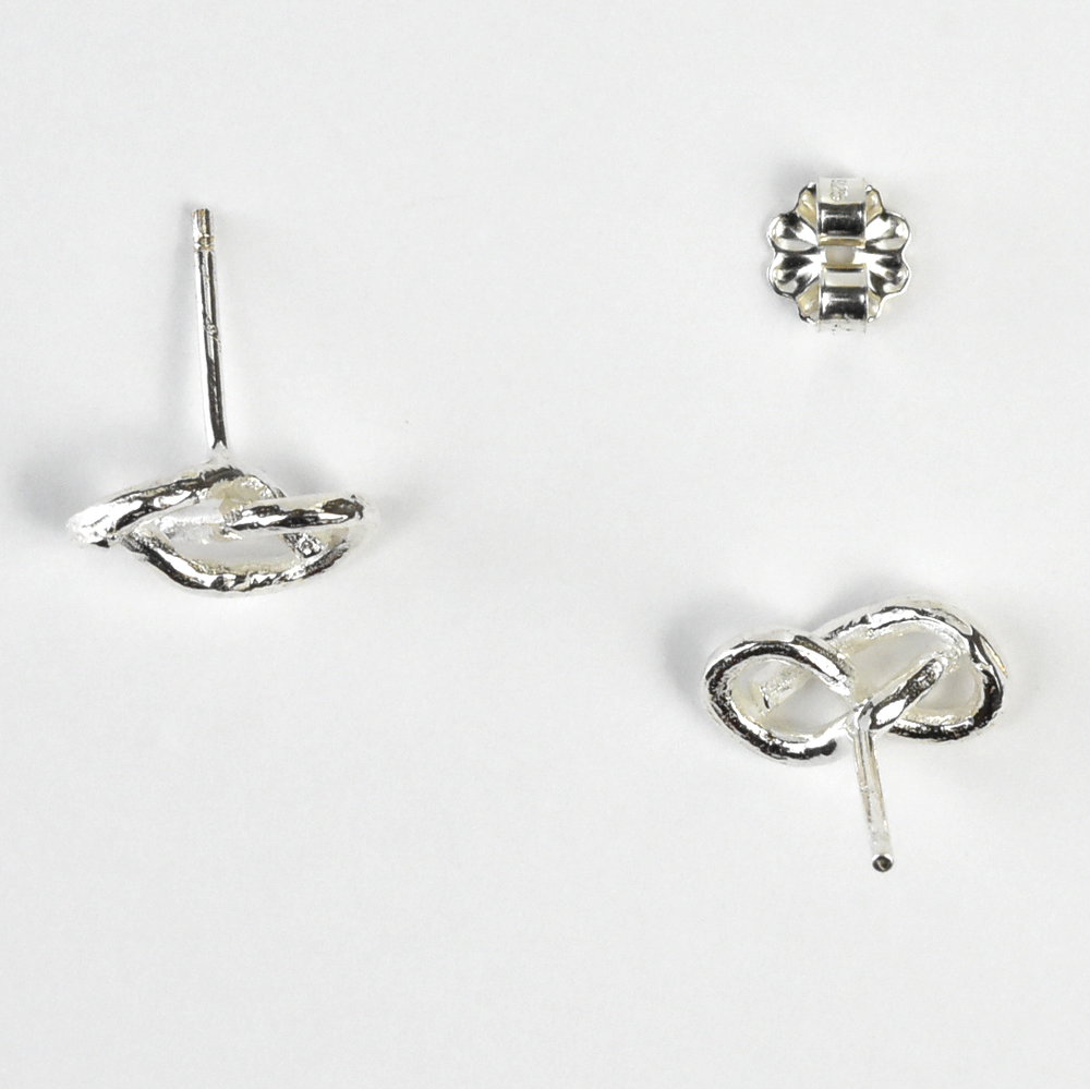 Infinity Knot Studs - Goldmakers Fine Jewelry